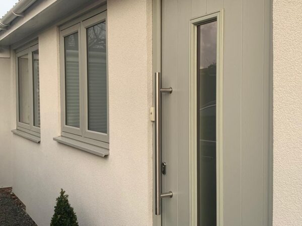 Composite door and UPVC Flush Sash