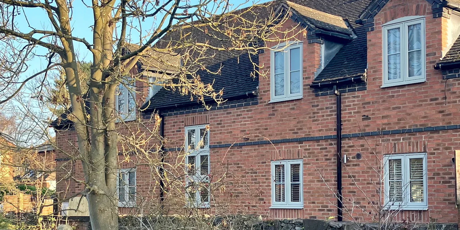 Flush sash windows new build